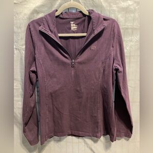 Purple GAP 1/4 zip sweatshirt